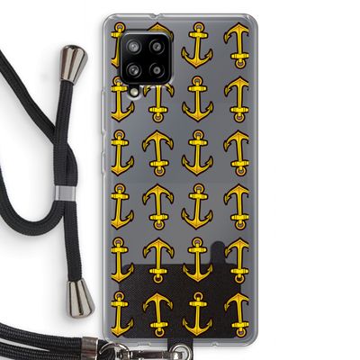 Musketon Anchor: Samsung Galaxy A42 5G Transparant Hoesje met koord