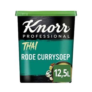 Knorr Professional - Thai Rode Curry Soep (voor 12,5ltr) - 1,19kg