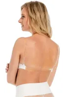 Magic Invisible bh met doorzichtige bandjes - Onzichtbaar - Transparant - Bh zonder achterkant - BH voor open rug - Transparante bh - XXL - Wit -