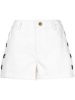 Monse short Grommet en jean - Blanc - thumbnail