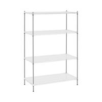 Stellingkast - Metaal 120 x 60 x 180 - 1.000 kg - incl. plastic matten Stellingkast - Metaal 120 x 60 x 180 - 1.000 kg - incl. plastic matten