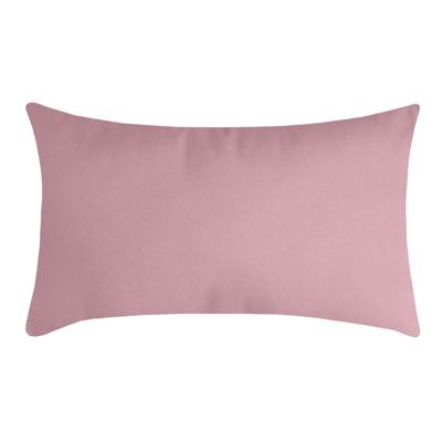 Stof Textile sierkussen Nelson - roze - 30 x 50 cm - bank kussens - polyester