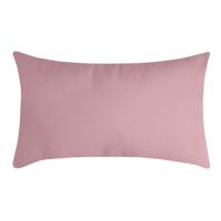 Stof Textile sierkussen Nelson - roze - 30 x 50 cm - bank kussens - polyester