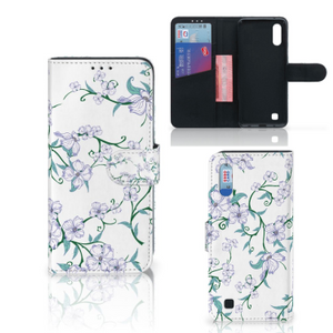 Samsung Galaxy M10 Uniek Hoesje Blossom White