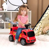 Kinderbrandweerwagen met Bellenpistool voor Kinderen 18-36 Maanden Rood