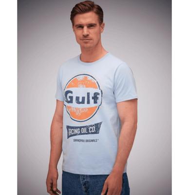 Gulf Oil Racing T-Shirt Gulf Blue-S | 22% korting Gulf Oil Racing T-Shirt Gulf Blue-S | 22% korting
