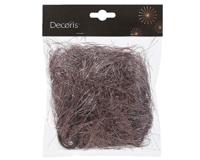 Haar pvc L15b15h5 cm vintage roze Decoris - Decoris