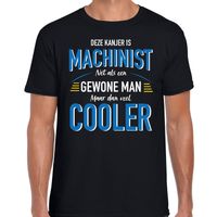 Deze kanjer is Machinist cadeau t-shirt zwart voor heren