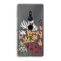 Painted wildflowers: Sony Xperia XZ2 Transparant Hoesje