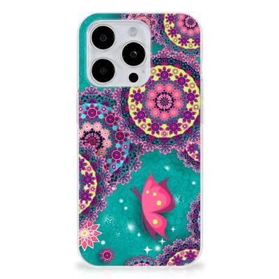 iPhone 15 Pro Max | Hoesje maken | Cirkels en Vlinders