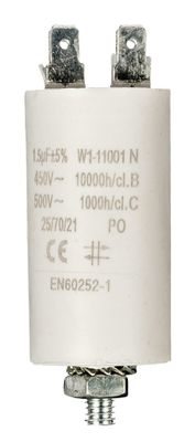 Fixapart W1-11001N Condensator 1.5 uf / 450 V + Aarde