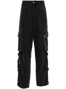 MARANT pantalon en serge Telore à poches cargo - Noir