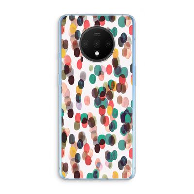 Tropical Dots: OnePlus 7T Transparant Hoesje