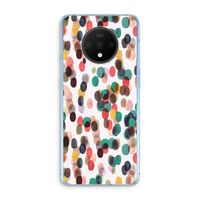 Tropical Dots: OnePlus 7T Transparant Hoesje