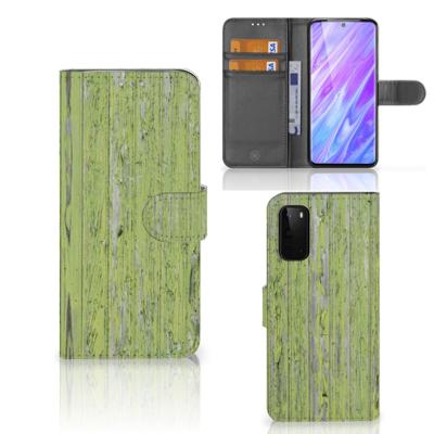 Samsung Galaxy S20 | Book Style Case | Green Wood