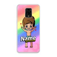 Chibi Maker man: Xiaomi Redmi Note 10 Lite Transparant Hoesje