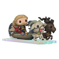 Thor: Love & Thunder POP! Rides Super Deluxe Vinyl Figure Thor & Goat Boat 13 Cm