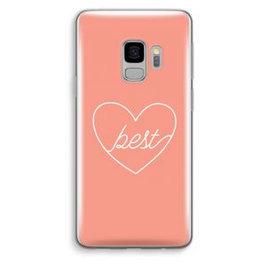 Best heart: Samsung Galaxy S9 Transparant Hoesje