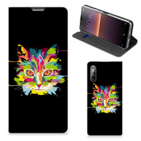 Sony Xperia L4 Magnet Case Cat Color - thumbnail