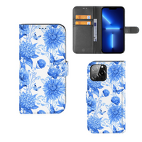 Hoesje voor iPhone 13 Pro Max Flowers Blue - thumbnail