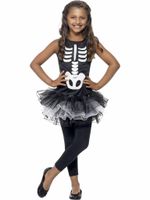 Skeleton Tutu kostuum kind - thumbnail