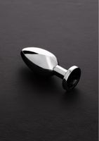 Jeweled Butt Plug BLACK - Medium