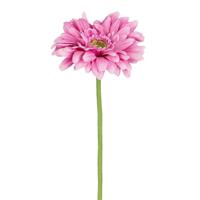 Kunstbloem Gerbera Floral - H60 cm - roze - kunststof - stelen kunstbloemen - boeket - bloemetjes