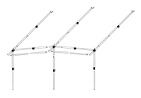 Dorema Frame Voortent President/Smaragd Staal Easygrip 28mm