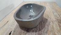 Rivierstenen waskom RL250384, 55x38x15 cm