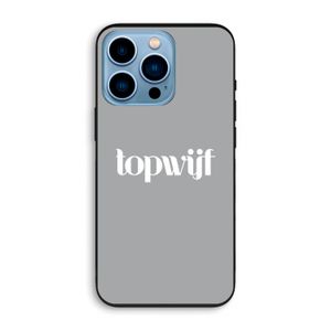 Topwijf Grijs Wit: iPhone 13 Pro Biologisch afbreekbaar hoesje