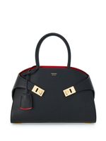 Ferragamo petit sac à main Hug en cuir - Noir