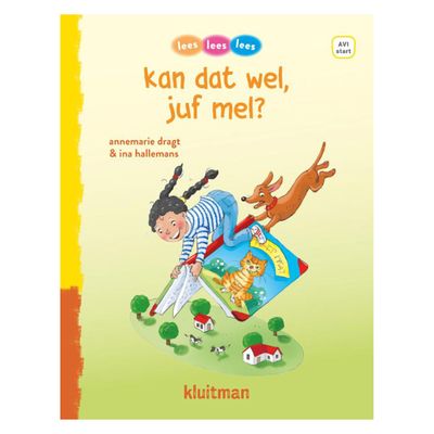 Uitgeverij Kluitman Lees lees lees - kan dat wel, juf mel? (avi-start)