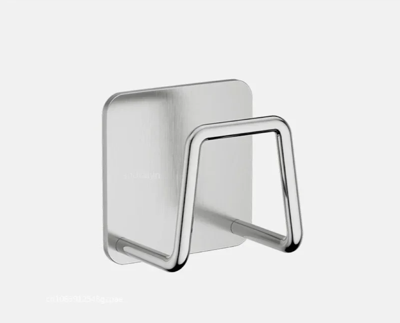 StickDry RVS Sponshouder - Zelfklevende Organizer voor Goothoek & Keukenaccessoires