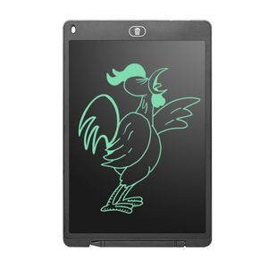 Elektronische LCD tekentablet / digitale memoblok 12 inch Zwart