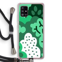 Bushes: Samsung Galaxy A51 5G Transparant Hoesje met koord