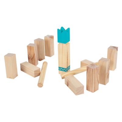 Small Foot - houten kub compact werpspel, 21dlg.