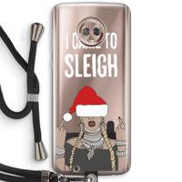 Came To Sleigh: Motorola Moto G6 Transparant Hoesje met koord