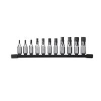 Milwaukee 3/8-rijige metrische inbusdopsleutelset (11-delig) - 4932480567