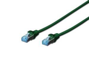 Digitus DK-1532-020/G RJ45 Netwerkkabel, patchkabel CAT 5e SF/UTP 2.00 m Groen Verdraaide paren 1 stuk(s)