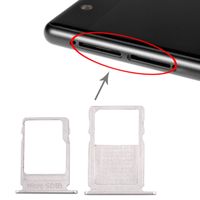 SIM-kaartlade + Micro SD-kaartlade voor Nokia 3 TA-1020 TA-1028 TA-1032 TA-1038(Zilver)