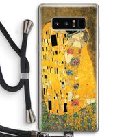 Der Kuss: Samsung Galaxy Note 8 Transparant Hoesje met koord
