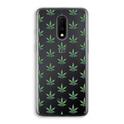 Weed: OnePlus 7 Transparant Hoesje