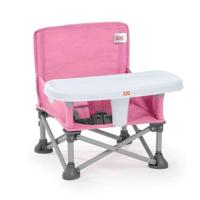 BRIGHT STARS Booster Seat, Groen, Opvouwbaar, Draagbaar, Reis, Lichtgewicht en Gemakkelijk Schoon te Maken, Draagtas Inbegrepen