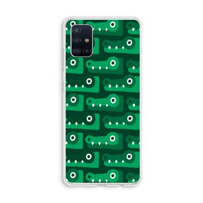 Crocs: Galaxy A51 4G Transparant Hoesje