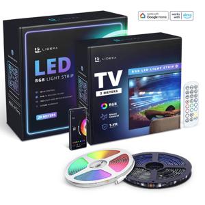 Lideka Slimme RGB LED Strip 20 Meter + TV strip 2m