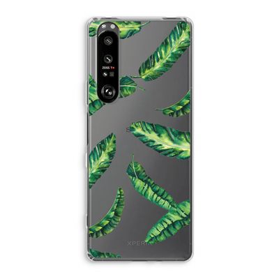 Lange bladeren: Sony Xperia 1 III Transparant Hoesje
