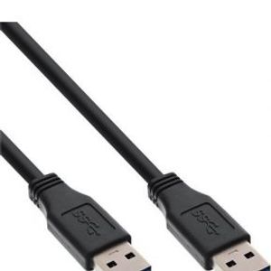 InLine 0.5m USB 3.0 USB-kabel 0,5 m USB 3.2 Gen 1 (3.1 Gen 1) USB A Zwart