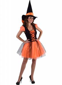 Jurk oranje heks
