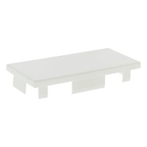 Eindstuk kabelgoot wit 130x60mm RAL 9010 Canalit 955809