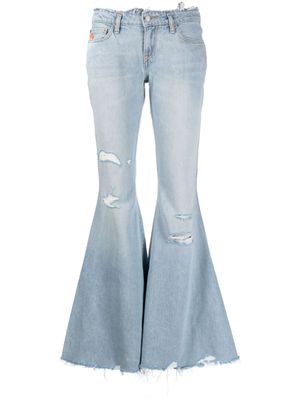 ERL x Levi's jean évasé à taille basse - Bleu